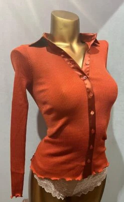 Gilet Col Chemise En Laine Et Soie Cortina Paprika 9 Gilet Col Chemise En Laine Et Soie Cortina Paprika -Sousvêtement Soldes 9adadd6e 550c 4b29 9b80 0c0a6d41f635