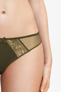 Chantelle Slip Alto Kaki -Sousvêtement Soldes C12L30 079 11 1