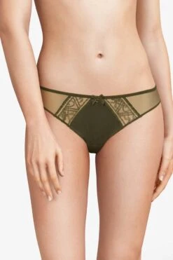 Chantelle Slip Alto Kaki -Sousvêtement Soldes C12L30 079 7 1