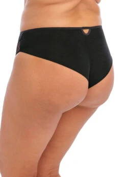 ELOMI Slip Brésilien Priya Noir -Sousvêtement Soldes EL4557 BLK side Elomi Lingerie Priya Black Brazilian