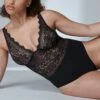 Simone Perele Body En Dentelle Sans Armatures Freesia Noir -Sousvêtement Soldes body noir simone perele freesia paris2 1