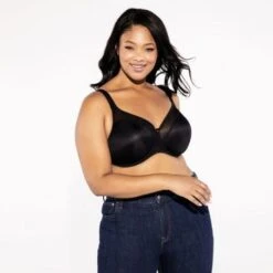 ELOMI Soutien-gorge Smooth Noir Moulé Armatures