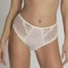 Culotte Haute Source Beauté Ecru Nacre -Sousvêtement Soldes culotte haute lise charmel source beaute ecru nacre paris