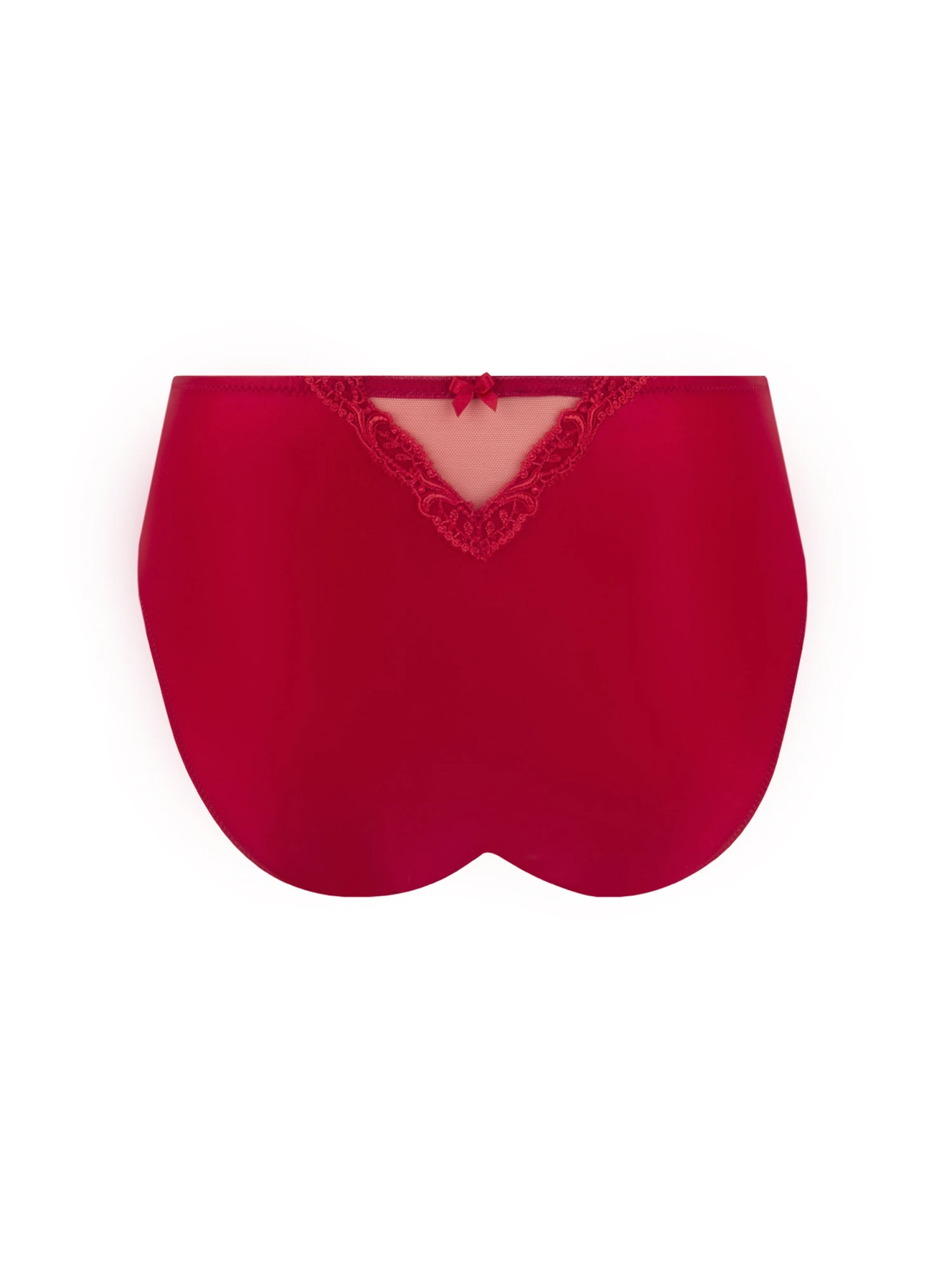 Culotte Haute En Soie Splendeur Soie Rouge 6 Culotte Haute En Soie Splendeur Soie Rouge – Image 4