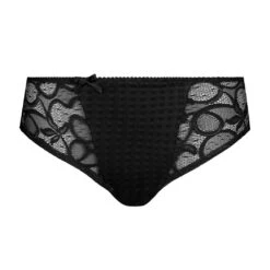 PRIMADONNA Culotte Haute Madison Noir -Sousvêtement Soldes culotte primadonna madison noir4