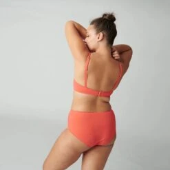 Simone Perele Culotte Haute Délice Mango -Sousvêtement Soldes culotte taille haute simone perele delice mango paris