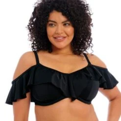 ELOMI Haut De Maillot De Bain Armatures Plain Sailing Noir