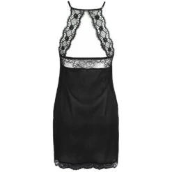 Nuisette En Soie Sublime En Dentelle Noir 9 Nuisette En Soie Sublime En Dentelle Noir -Sousvêtement Soldes nuisette lise charmel sublime en dentelle noir3