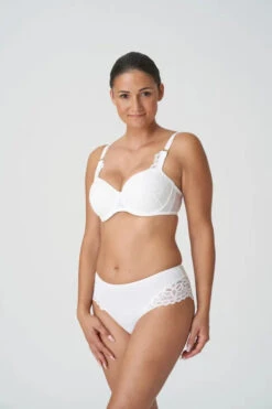 PRIMADONNA Shorty Twist First Night Blanc -Sousvêtement Soldes shorty dentelle primadonna twist first night blanc prias2 1