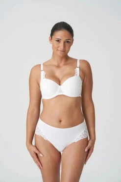 PRIMADONNA Shorty Twist First Night Blanc -Sousvêtement Soldes shorty dentelle primadonna twist first night blanc prias5