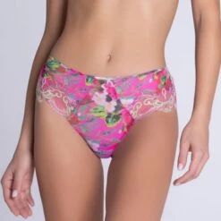 Shorty Fuchsia Envolée De Fleurs