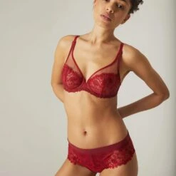 Simone Perele Shorty Wish Wine -Sousvêtement Soldes shorty simone perele wish wine2
