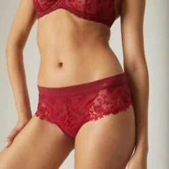 Simone Perele Shorty Wish Wine -Sousvêtement Soldes shorty simone perele wish wine5