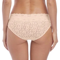 Wacoal Slip Nude Halo Lace -Sousvêtement Soldes slip femme wacoal halo lace nude 4