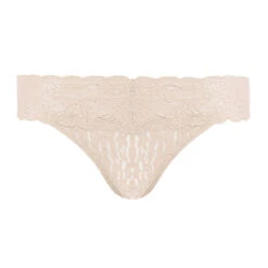 Wacoal Slip Nude Halo Lace -Sousvêtement Soldes slip femme wacoal halo lace nude 5