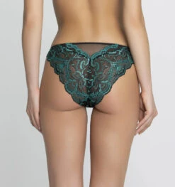 Slip Séduction Secrete Emeraude -Sousvêtement Soldes slip seduction lise charmel secrete emeraude emeraude intime1