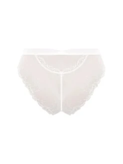 Slip Séduction Source Beauté Ecru Nacre -Sousvêtement Soldes slip seduction lise charmel source beaute ecru nacre paris2