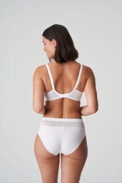PRIMADONNA Slip Haute Sophora Blanc -Sousvêtement Soldes slip taille haute primadonna sophora blanc paris1