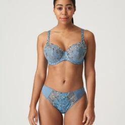 PRIMADONNA Soutien-gorge Balconnet Demi Mousse Alalia Autumn Blue -Sousvêtement Soldes soutien gorge balconnet primadonna alalia autumn blue paris5