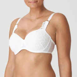 PRIMADONNA Soutien-gorge Balconnet Rembourré Twist First Night Blanc -Sousvêtement Soldes soutien gorge balconnet primadonna twist first night blanc paris5