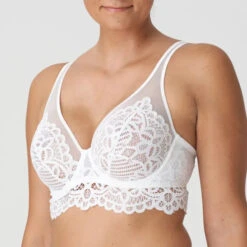 PRIMADONNA Soutien-gorge Bustier En Dentelle Twist First Night Blanc -Sousvêtement Soldes soutien gorge bustier dentelle primadonna twist first night blanc paris4
