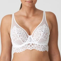PRIMADONNA Soutien-gorge Bustier En Dentelle Twist First Night Blanc -Sousvêtement Soldes soutien gorge bustier dentelle primadonna twist first night blanc paris7