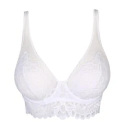 PRIMADONNA Soutien-gorge Bustier En Dentelle Twist First Night Blanc -Sousvêtement Soldes soutien gorge bustier dentelle primadonna twist first night blanc paris8
