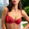 Soutien-gorge Coques Splendeur Soie Rouge -Sousvêtement Soldes soutien gorge coque lise charmel splendeur soie rouge paris 8049581f 1f76 4fc1 8704 a0a9f31a2127