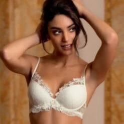 Soutien-gorge Coques En Dentelle Imagine La Beauté Ecru Nacre
