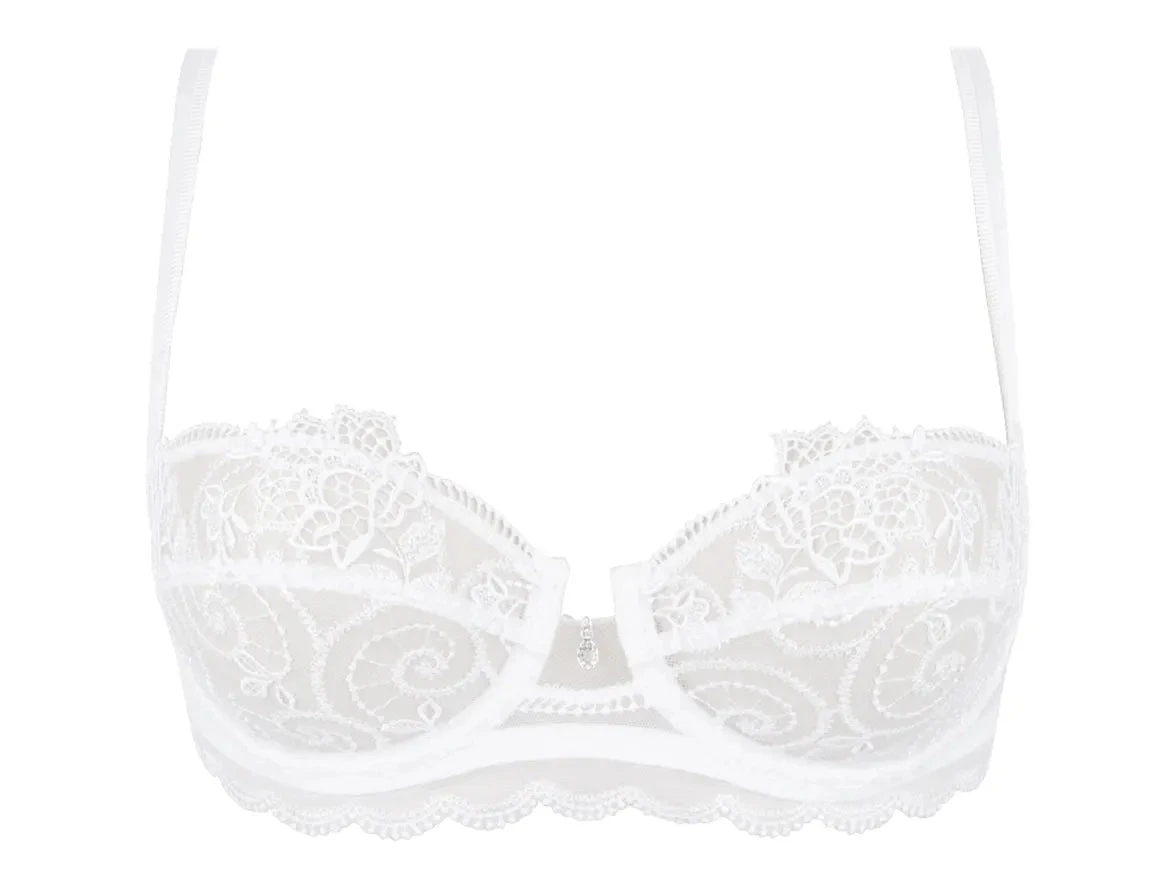 Soutien-gorge Corbeille Crystal Poésie Blanc 4 Soutien-gorge Corbeille Crystal Poésie Blanc – Image 2
