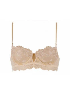 Soutien-gorge Corbeille Sublime En Dentelle Nude -Sousvêtement Soldes soutien gorge corbeille lise charmel sublime dentelle nude1