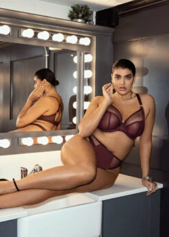 ELOMI Soutien-gorge Plongeant Armatures Matilda Wine Diamond 9 ELOMI Soutien-gorge Plongeant Armatures Matilda Wine Diamond -Sousvêtement Soldes soutien gorge elomi matilda wine diamond lingerie grande taille paris3 1