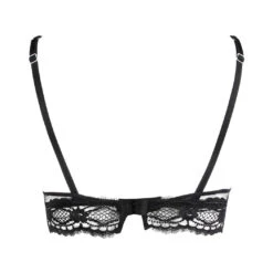 Soutien-gorge Triangle Sans Armatures Sublime En Dentelle Noir -Sousvêtement Soldes soutien gorge lise charmel sublime en dentelle noir4 1