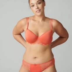 Simone Perele Soutien-gorge Spacer Décolleté Carré Délice Mango -Sousvêtement Soldes soutien gorge spacer decolette carre simone perele delice mango paris2