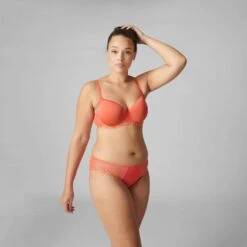 Simone Perele Soutien-gorge Spacer Décolleté Carré Délice Mango -Sousvêtement Soldes soutien gorge spacer decolette carre simone perele delice mango paris4