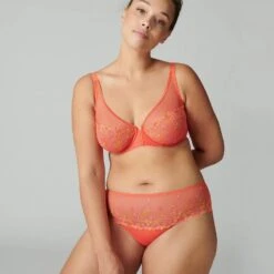 Simone Perele Soutien-gorge Triangle Emboîtant Décolleté Plongeant Délice Mango -Sousvêtement Soldes soutien gorge triangle decollete plongeant simone perele paris3