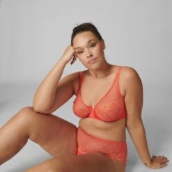 Simone Perele Soutien-gorge Triangle Emboîtant Décolleté Plongeant Délice Mango -Sousvêtement Soldes soutien gorge triangle decollete plongeant simone perele paris5