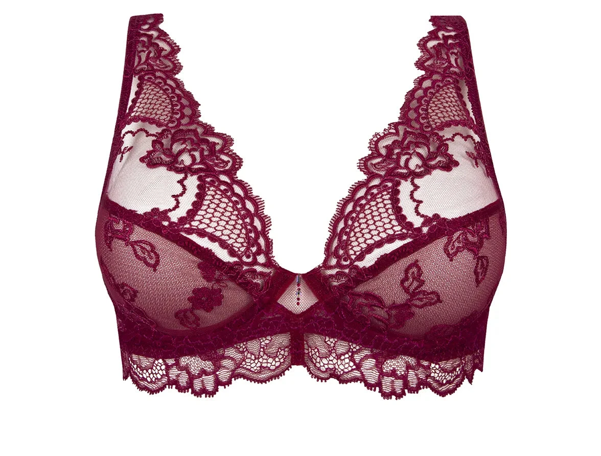 Soutien-gorge Triangle Glamour Sublime En Dentelle Fuchsia Sublime 4 Soutien-gorge Triangle Glamour Sublime En Dentelle Fuchsia Sublime – Image 2