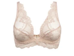 Soutien-gorge Triangle Armatures Sublime En Dentelle Nude -Sousvêtement Soldes soutien gorge triangle lise charmel sublime dentelle nude