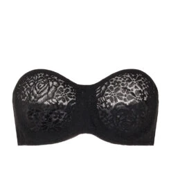 Wacoal Soutien-gorge Bandeau Noir Halo Lace -Sousvêtement Soldes soutien gorge wacoal halo lace noir 6