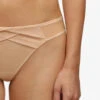 String Encens'moi Beige Doré -Sousvêtement Soldes string chantal thomass encens moi beige dore2