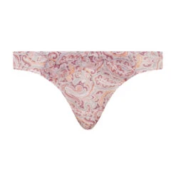 String Encens'moi Imprimé Cachemire -Sousvêtement Soldes string chantal thomass encens moi rose beige4