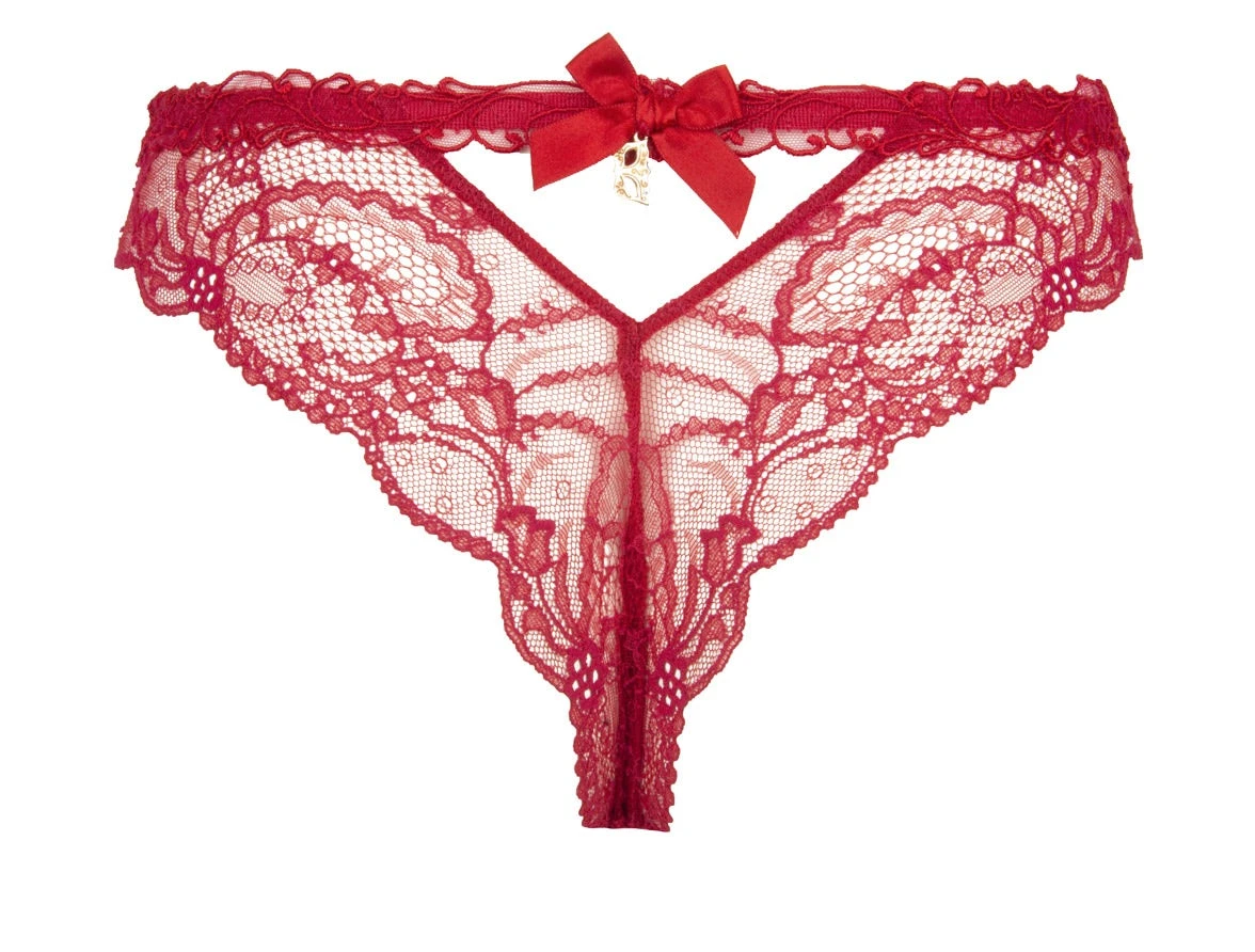 String En Dentelle Rouge Soir De Venise 4 String En Dentelle Rouge Soir De Venise – Image 2
