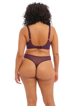 ELOMI String Matilda Wine Diamond -Sousvêtement Soldes string elomi matilda wine diamond grande taille paris5 1