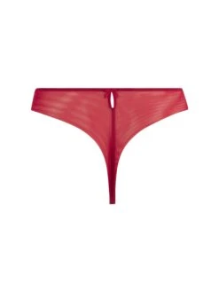 String Splendeur Soie Rouge -Sousvêtement Soldes string lise charmel splendeur soie rouge paris3