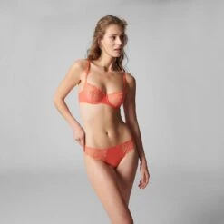 Simone Perele String Délice Mango -Sousvêtement Soldes string simone perele delice mango paris4