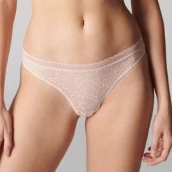 Simone Perele Tanga Comète Sable Rosé